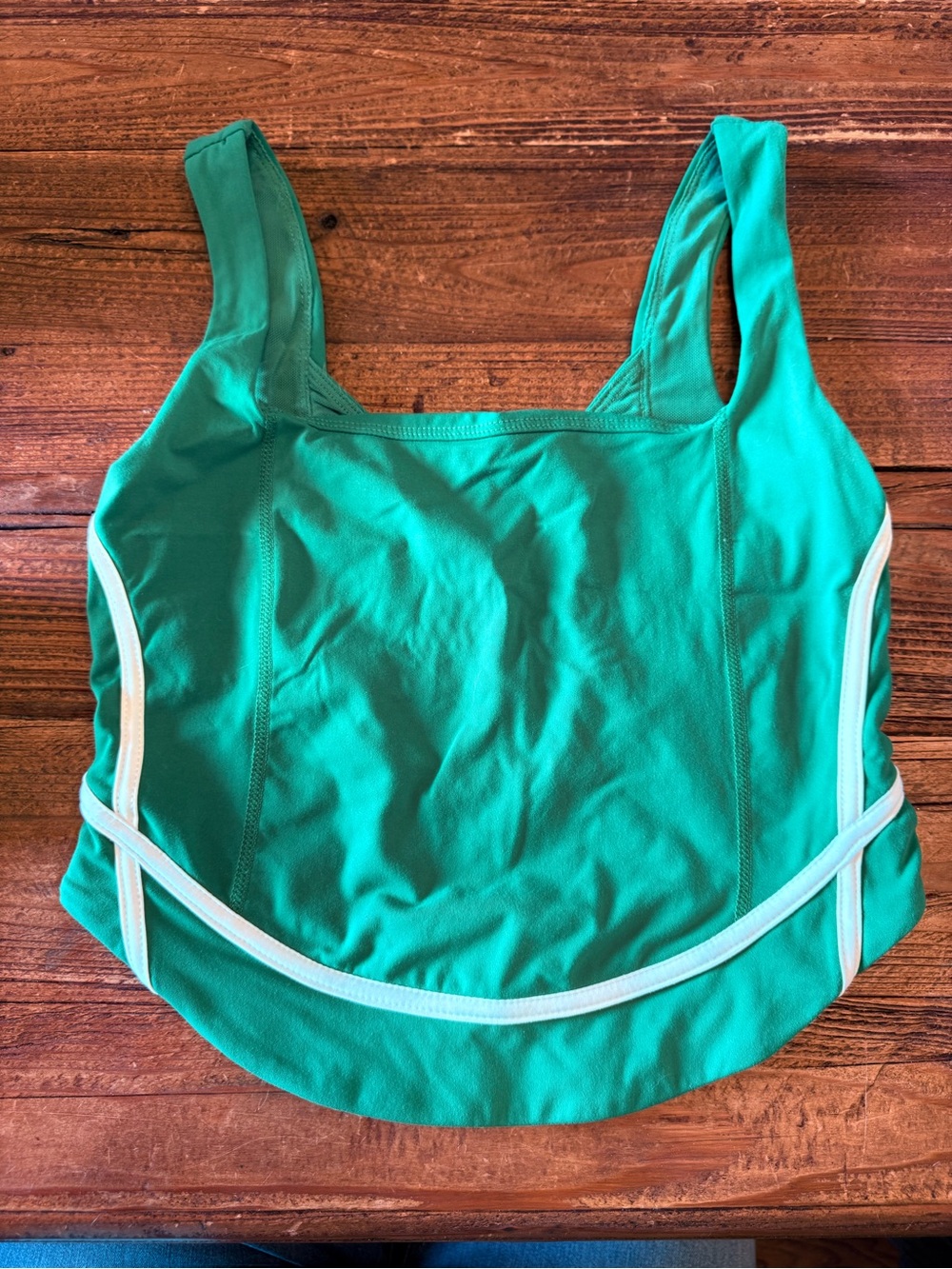 U51 - TCEC Teal-Green Tank Top with White Trim